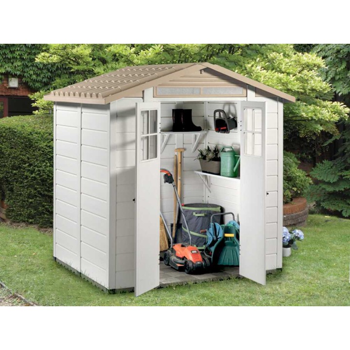 Garofalo Tuscany Evo 200 puutarhamökki, PVC, 202,5 × 162,5 × 216 cm