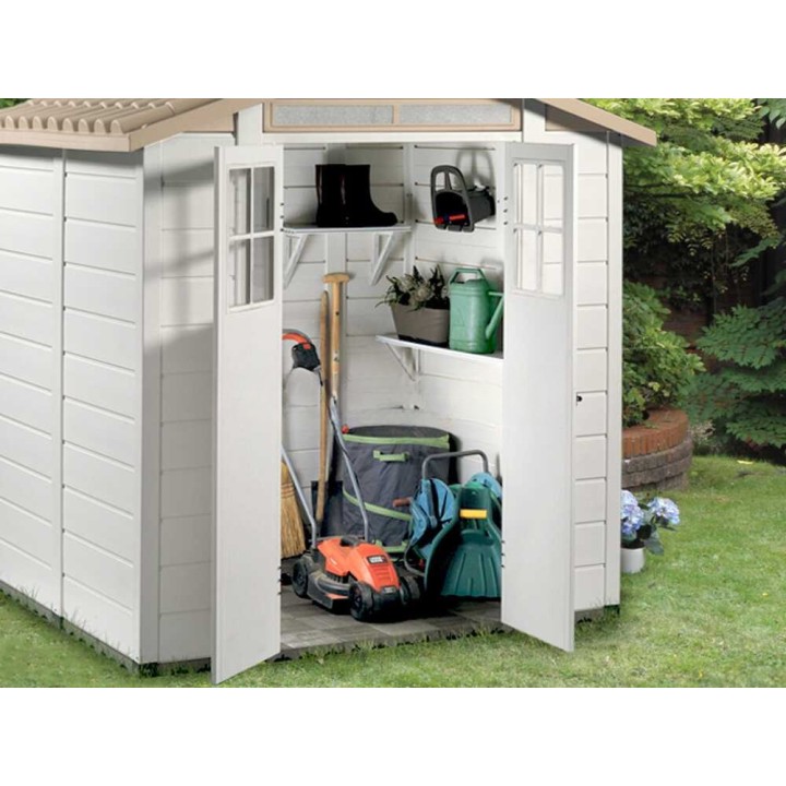 Garofalo Tuscany Evo 200 puutarhamökki, PVC, 202,5 × 162,5 × 216 cm