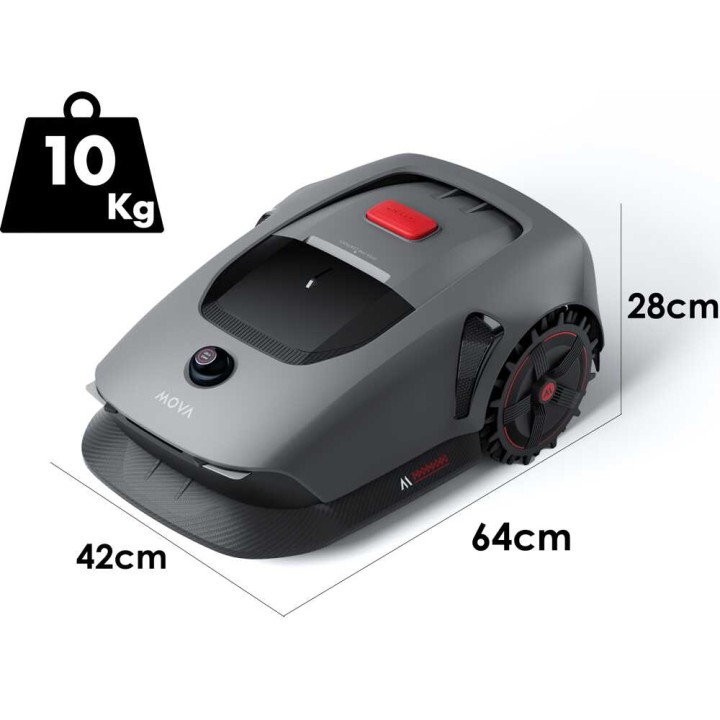 MOVA 1000 robottiruohonleikkuri ilman rajalankaa, 18 V, 1 000 m²