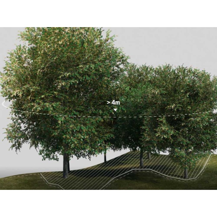 Gardena Smart SILENO Free 1200 robottiruohonleikkuri, ilman rajakaapelia, 18 V, 1 200 m²