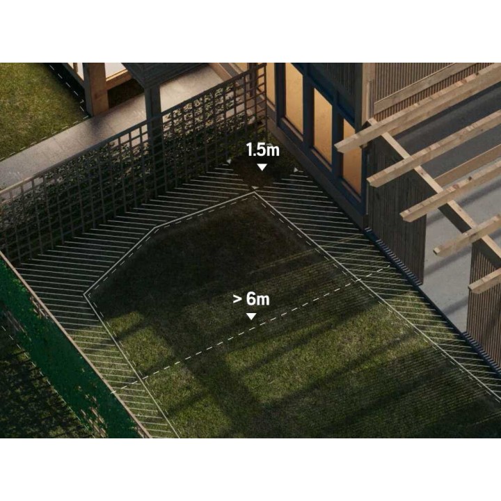Gardena Smart SILENO Free 1200 robottiruohonleikkuri, ilman rajakaapelia, 18 V, 1 200 m²