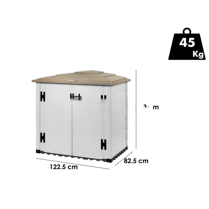 Tuscany Evo 100 säilytyslaatikko ulkokäyttöön, PVC, 1 005 l