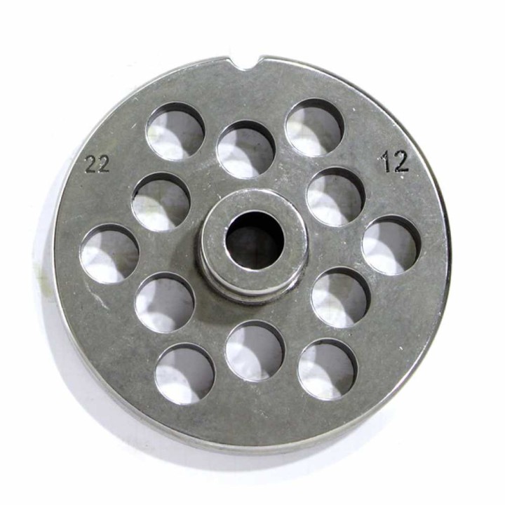 Reber TC 22 lihamyllyn reikälevy reiät 12 mm halkaisija 82 mm