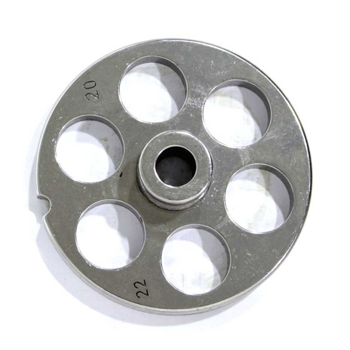 Reber TC 22 lihamyllyn reikälevy 20 mm reiät halkaisija 82 mm