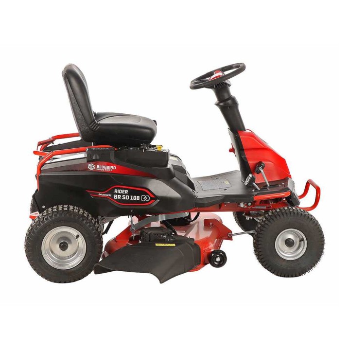 Blue Bird BR SD 108 akkukäyttöinen rider-leikkuri, 48 V, 108 cm, sivupoisto
