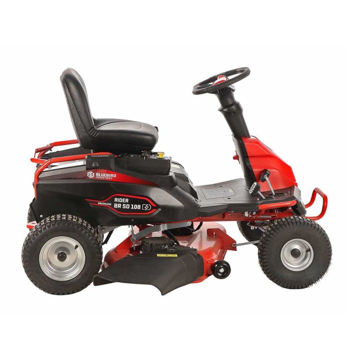 Blue Bird BR SD 108 akkukäyttöinen rider-leikkuri, 48 V, 108 cm, sivupoisto