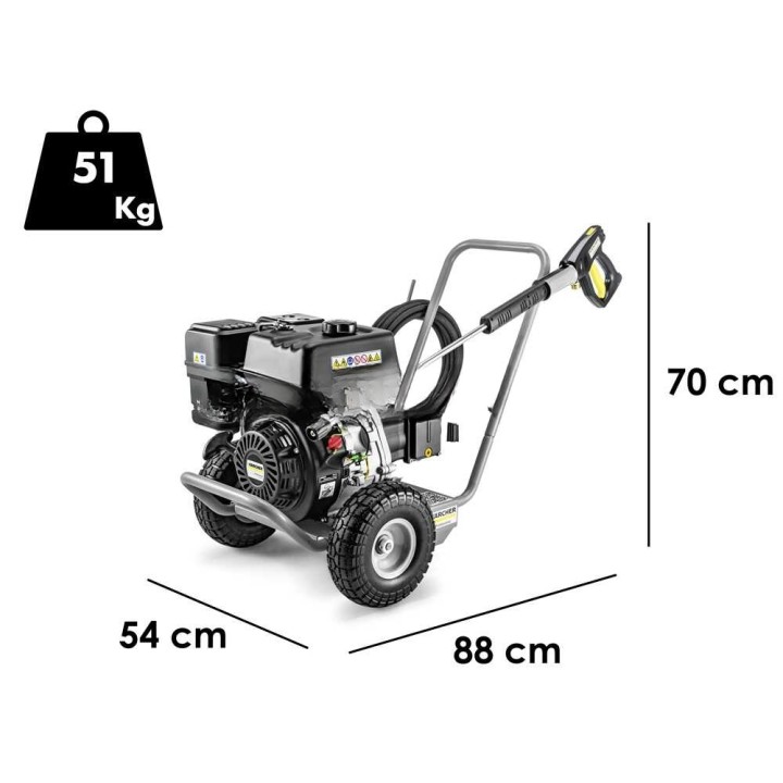 Karcher HD 8/23 G Classic bensiinikäyttöinen painepesuri, 280 bar, 800 l/h