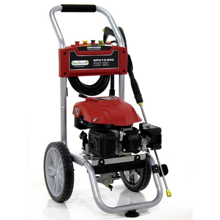 GeoTech GPW 10 200 bensiinikäyttöinen painepesuri 228 bar 568 l h Ducar DV196