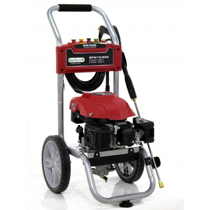 GeoTech GPW 10/200 bensiinikäyttöinen painepesuri, 228 bar, 568 l/h, Ducar DV196