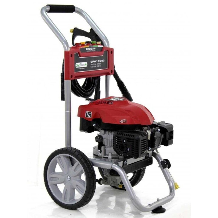 GeoTech GPW 10/200 bensiinikäyttöinen painepesuri, 228 bar, 568 l/h, Ducar DV196