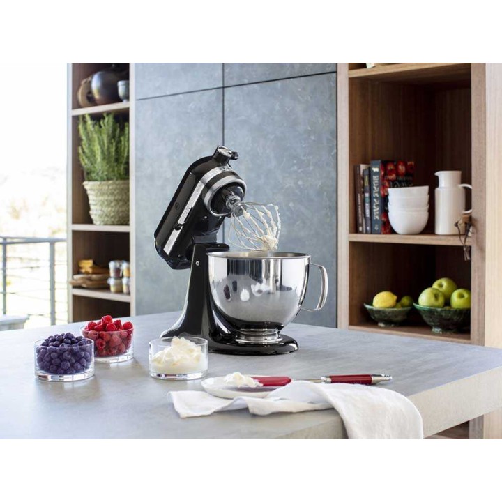 KitchenAid Artisan 5KSM125-EOB planetaarinen yleiskone, 4,8 l, 300 W, Nero Onice