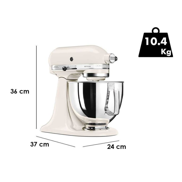 KitchenAid Artisan 5KSM125-EMH planetaarinen yleiskone, 4,8 l, 300 W