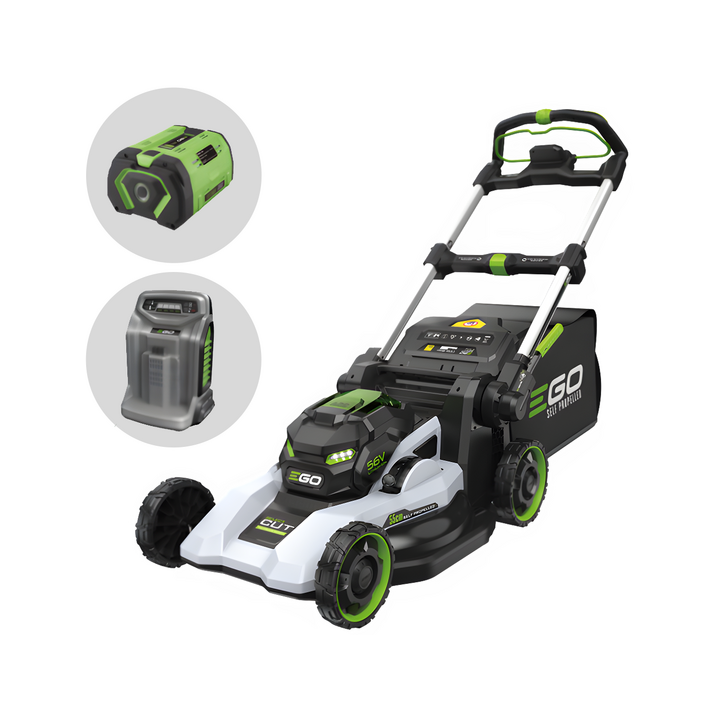 EGO LM2236E SP itsevetävä akkuruohonleikkuri 56 V 10 Ah 55 cm