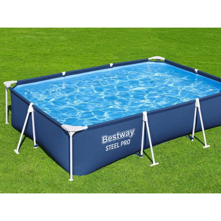 Bestway Steel Pro 56404 allas 300 × 201 × 66 cm, 3 300 l, 3–4 henkilölle