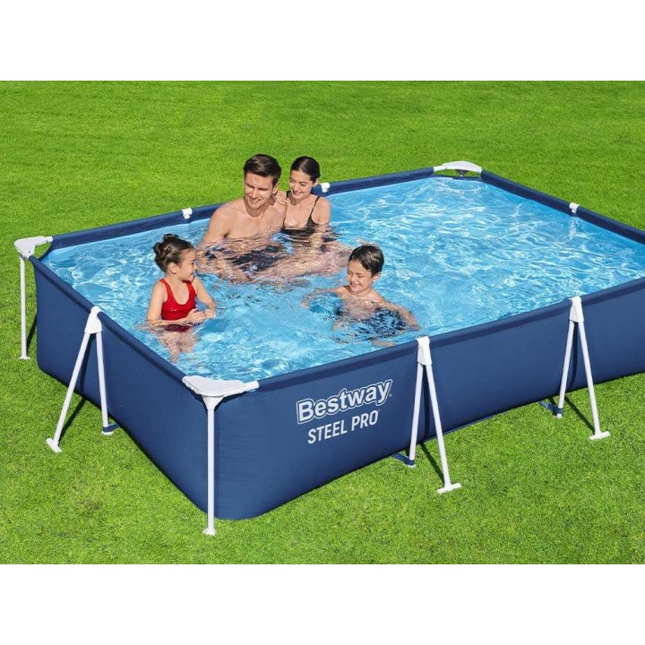 Bestway Steel Pro 56404 allas 300 × 201 × 66 cm, 3 300 l, 3–4 henkilölle