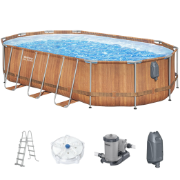 Bestway Steel Pro Max Comfort Jet 56719 uima allas 610 366 122 cm
