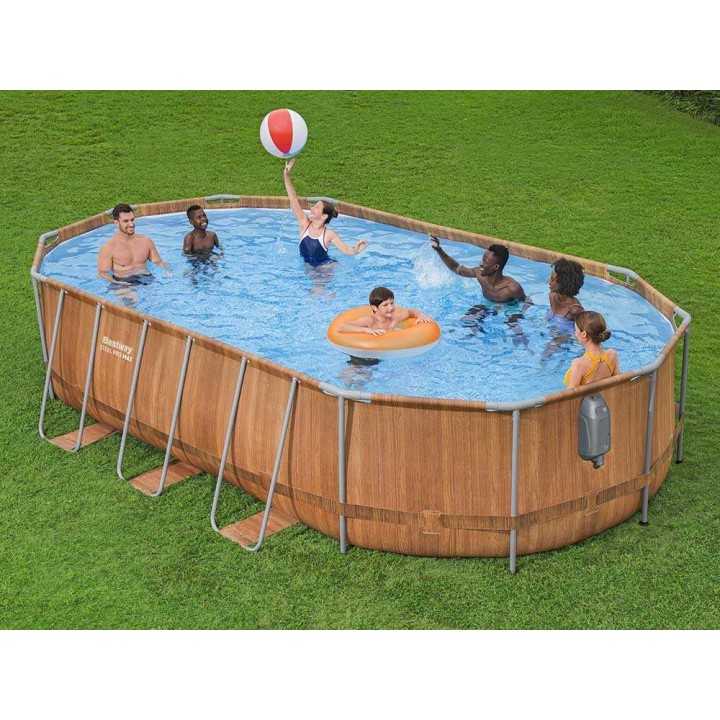 Bestway Steel Pro Max Comfort Jet 56719 uima-allas, 610 × 366 × 122 cm
