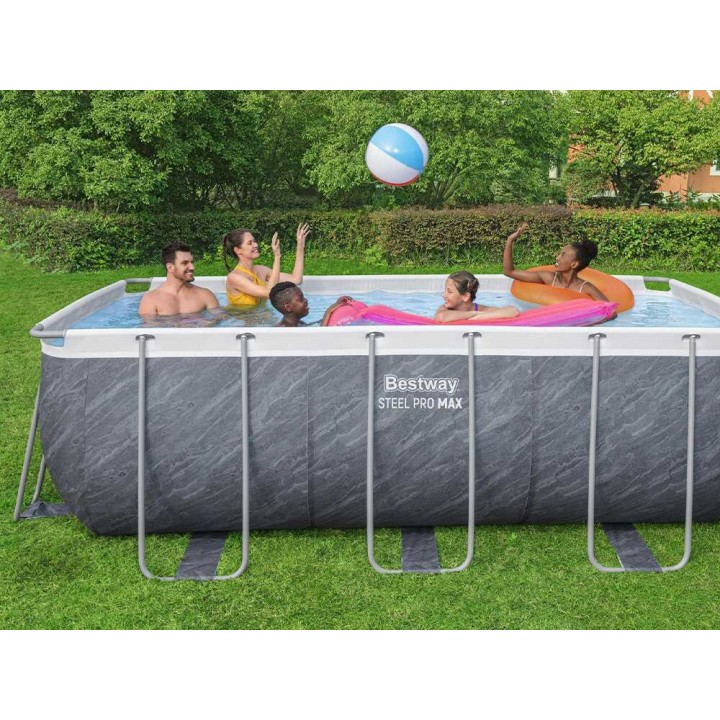 Bestway Steel Pro Max 56722 uima-allas 412 × 201 × 122 cm, 8 124 l