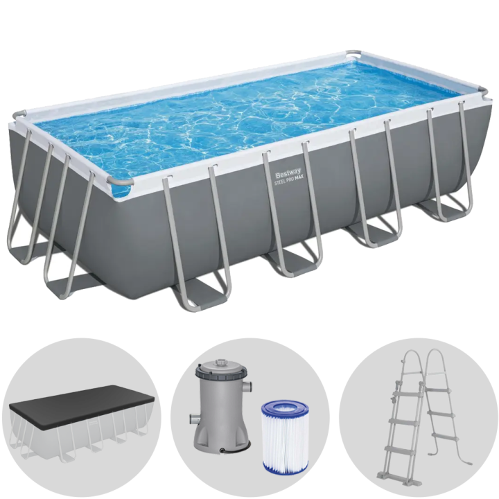 Bestway Steel Pro Max 56670 uima allas 488 244 122 cm 5 6 henkilölle
