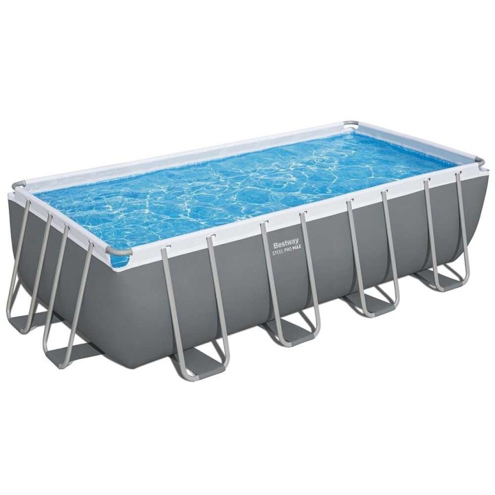 Bestway Steel Pro Max 56670 uima-allas, 488 × 244 × 122 cm, 5–6 henkilölle
