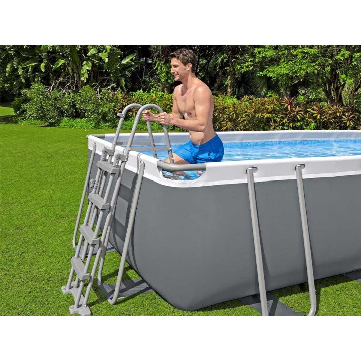 Bestway Steel Pro Max 56670 uima-allas, 488 × 244 × 122 cm, 5–6 henkilölle
