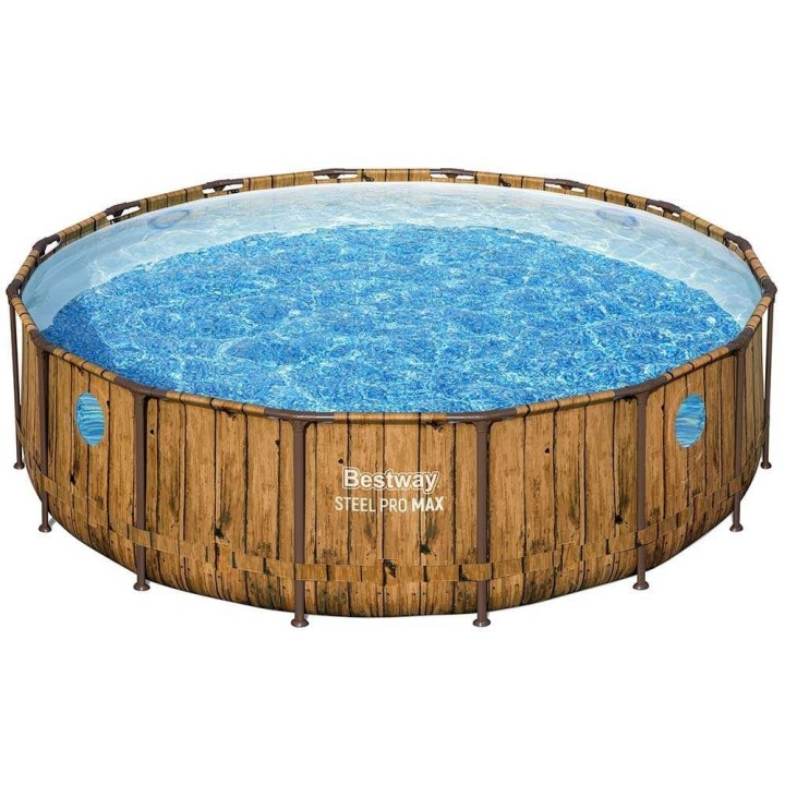 Bestway Steel Pro Max Splashview 56725 allas, Ø488 × 122 cm, 19 480 l