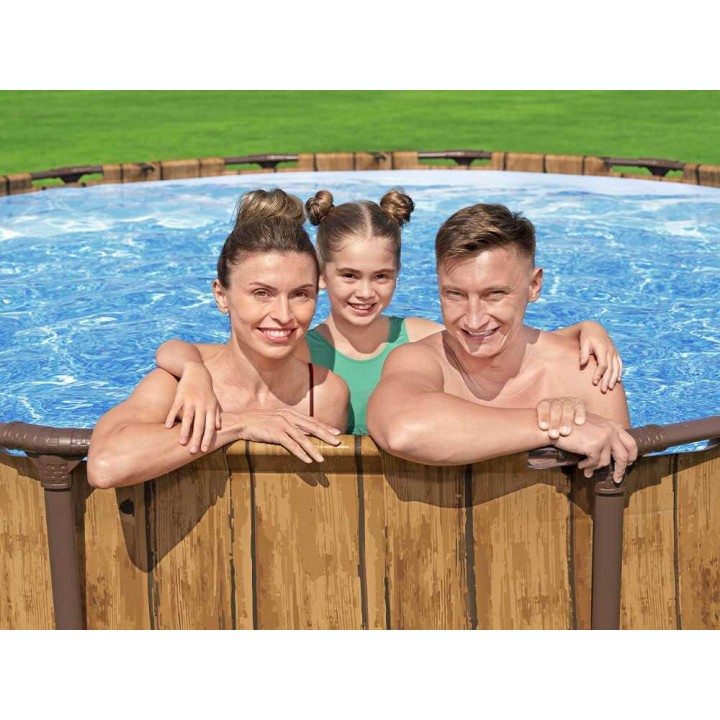 Bestway Steel Pro Max Splashview 56725 allas, Ø488 × 122 cm, 19 480 l