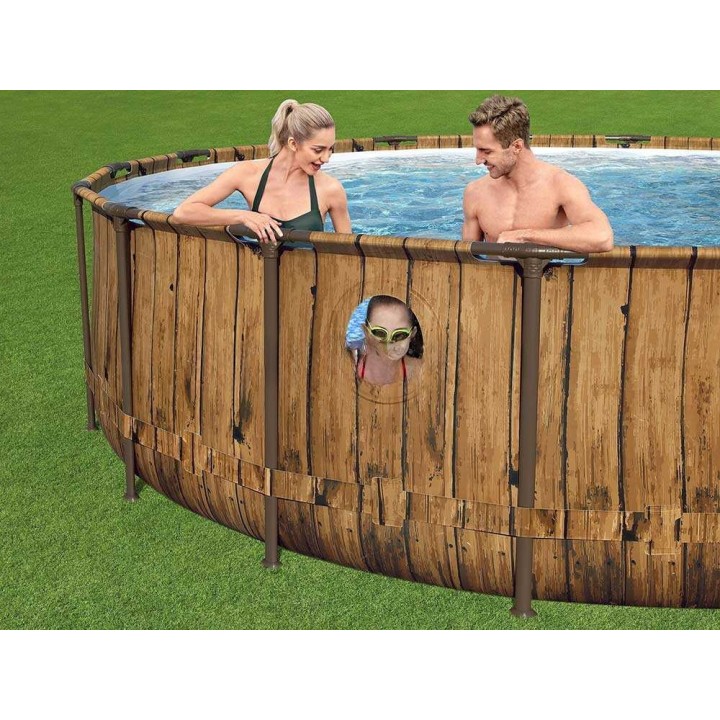 Bestway Steel Pro Max Splashview 56725 allas, Ø488 × 122 cm, 19 480 l