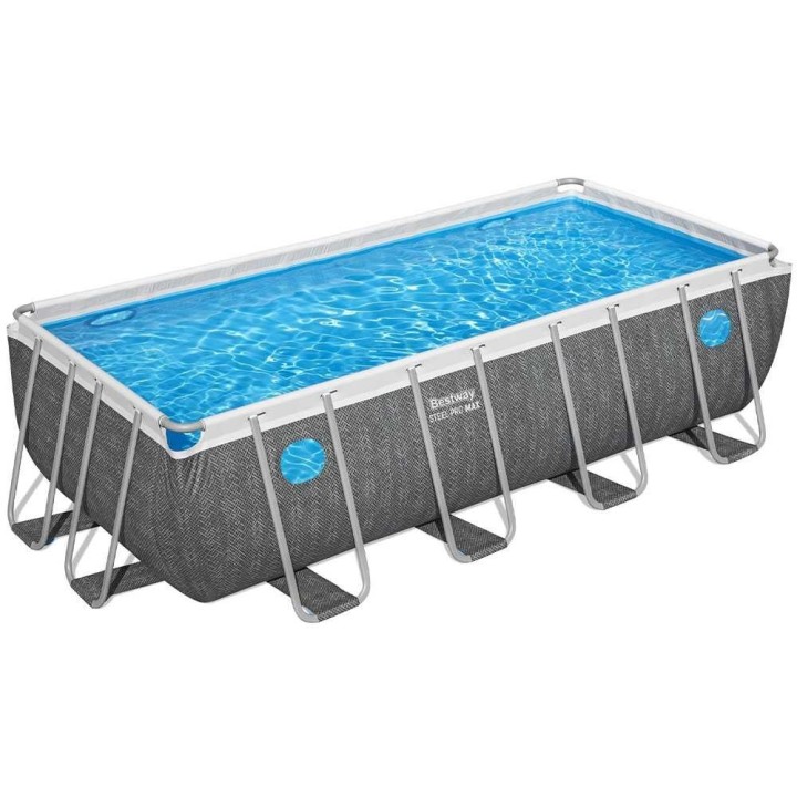 Bestway Steel Pro Max Splashview 561MB -allas, 488 × 244 × 122 cm, 11 532 l