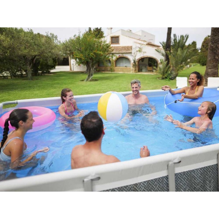 Bestway Steel Pro Max Splashview 561MB -allas, 488 × 244 × 122 cm, 11 532 l