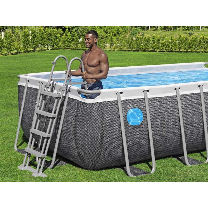 Bestway Steel Pro Max Splashview 561MB -allas, 488 × 244 × 122 cm, 11 532 l