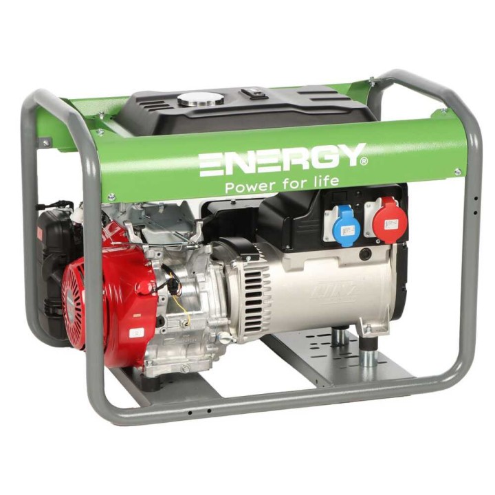 Energy EY-7TB AVR kolmivaiheinen bensiinikäyttöinen generaattori, 6 kW, Honda GX390