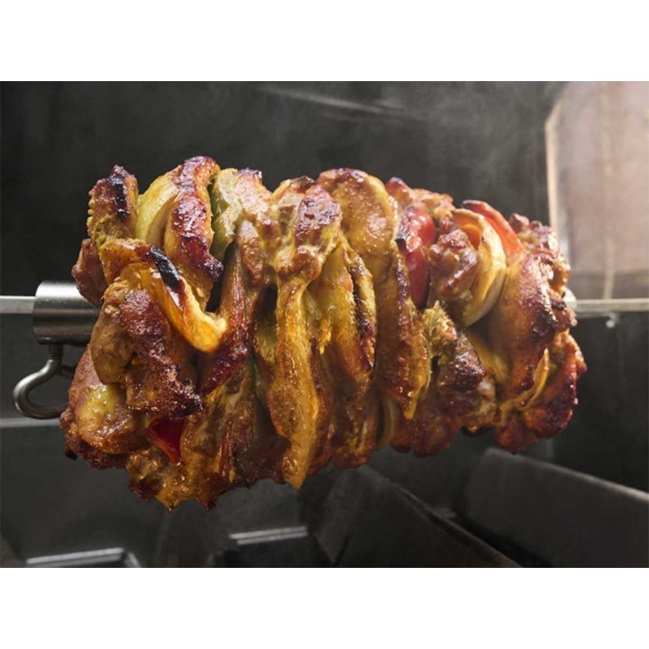 Pyörivä varras Weber Spirit- ja Searwood-grilleihin, ruostumaton teräs, 85 cm