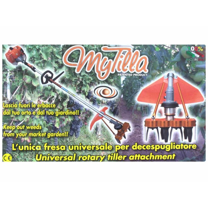 Mytilla yleisjyrsin raivaussahaan, alumiinirunko, karkaistut teräsosat