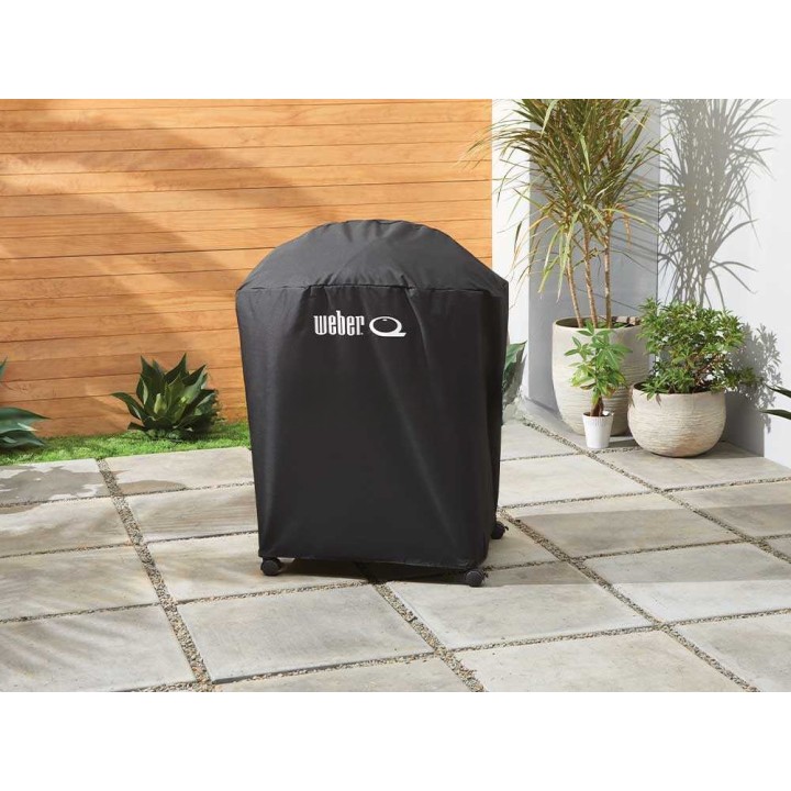 Weber Q1000 ja Q2000 -grillien vinyylisuojus, vaunullisiin malleihin