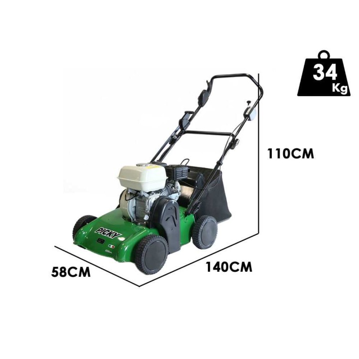 Marina Systems Picky H polttomoottorikäyttöinen lakaisukone, Honda GP 160, 38 cm