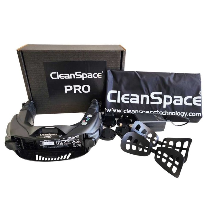 Kasco CleanSpace PRO puhallinavusteinen puolinaamari, ABEK1P3-suodatin, 230 l/min