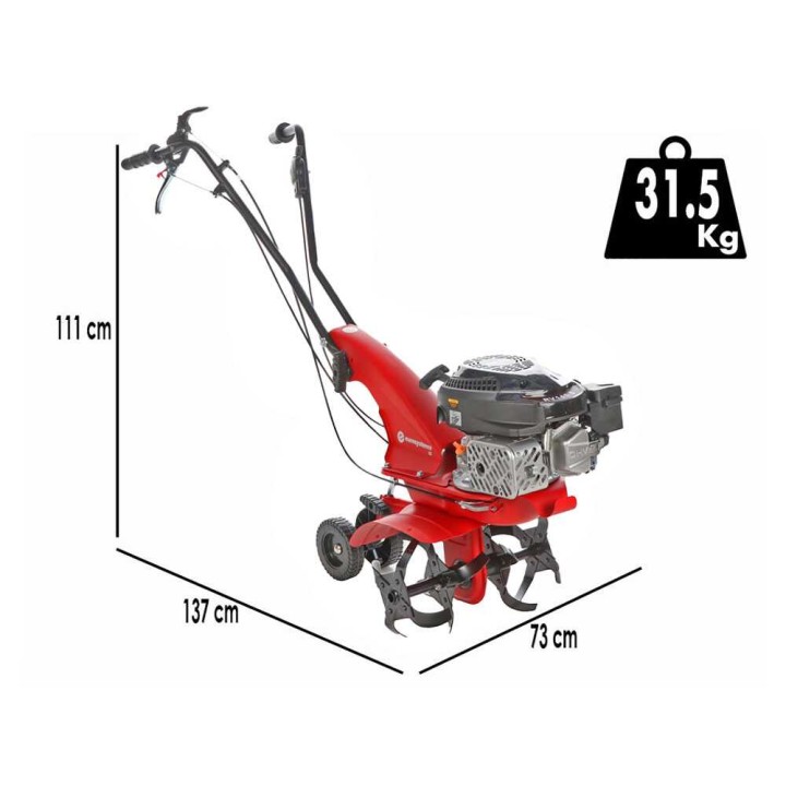 Eurosystems Z2 RM -bensiinijyrsin, Rato RV 145, 40 cm