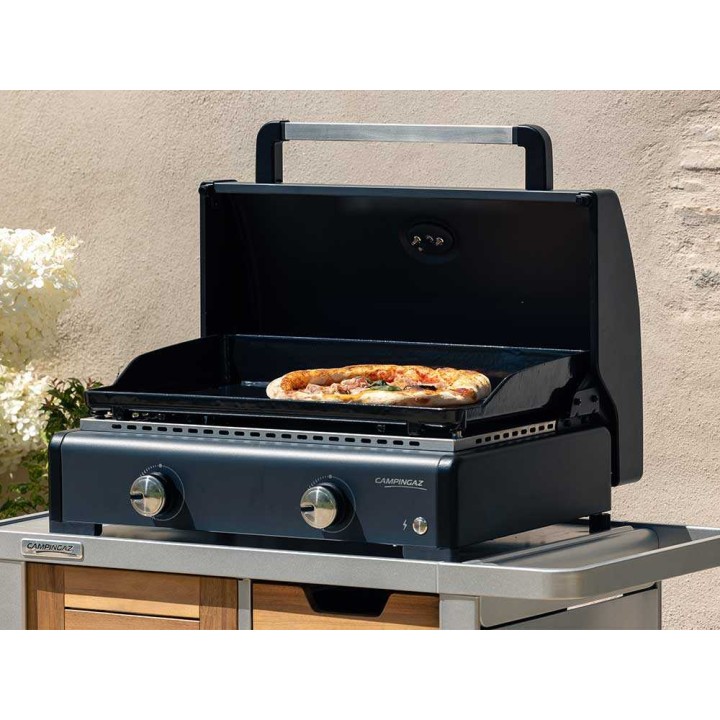 Campingaz Sigma 2 Cook kaasukäyttöinen plancha-grilli kannella, 6 kW