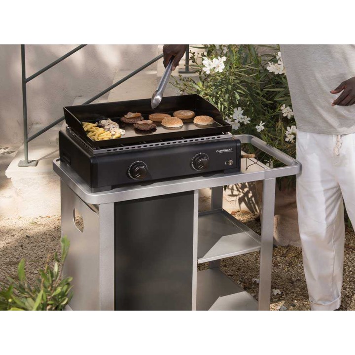 Campingaz Othello 2 kaasukäyttöinen plancha, 6 kW, 58 × 36 cm