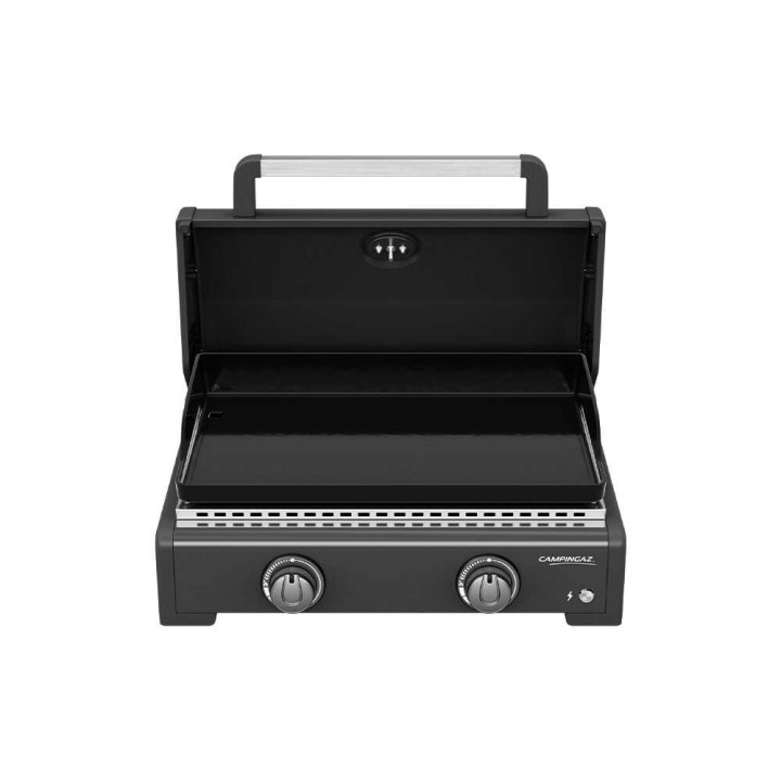 Campingaz Onyx 2 kaasukäyttöinen plancha-grilli, kansi, 6 kW
