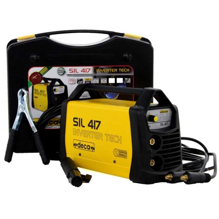 Deca SIL 417 invertterihitsauskone MMA TIG 10 170 A 230 V kuljetuslaukku