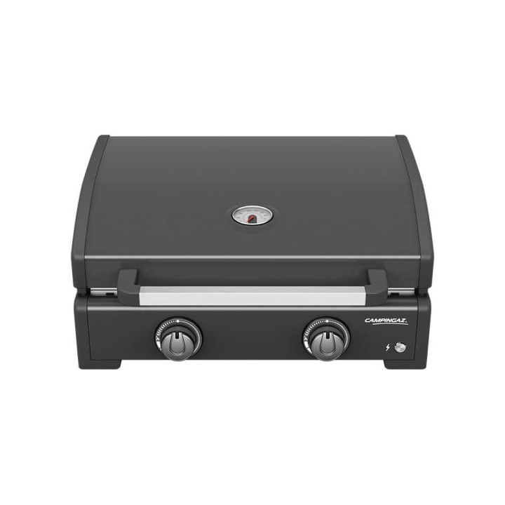 Campingaz Onyx 2 kaasukäyttöinen plancha-grilli, kansi, 6 kW