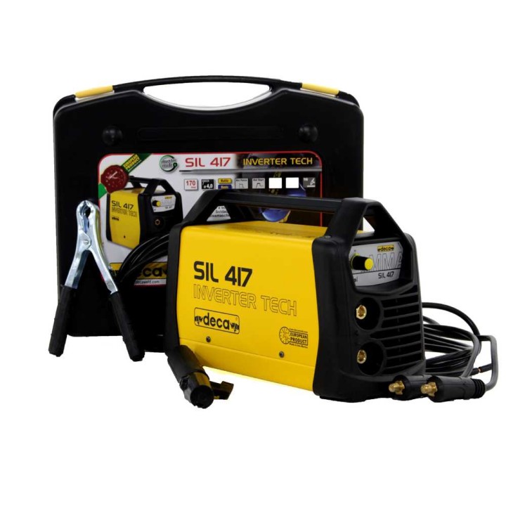 Deca SIL 417 invertterihitsauskone MMA/TIG, 10–170 A, 230 V, kuljetuslaukku