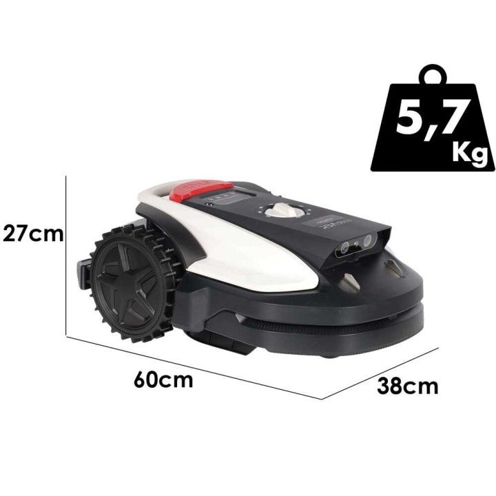 Ama Freemow RBA501V robottiruohonleikkuri, rajalangaton, 20 V, 500 m²