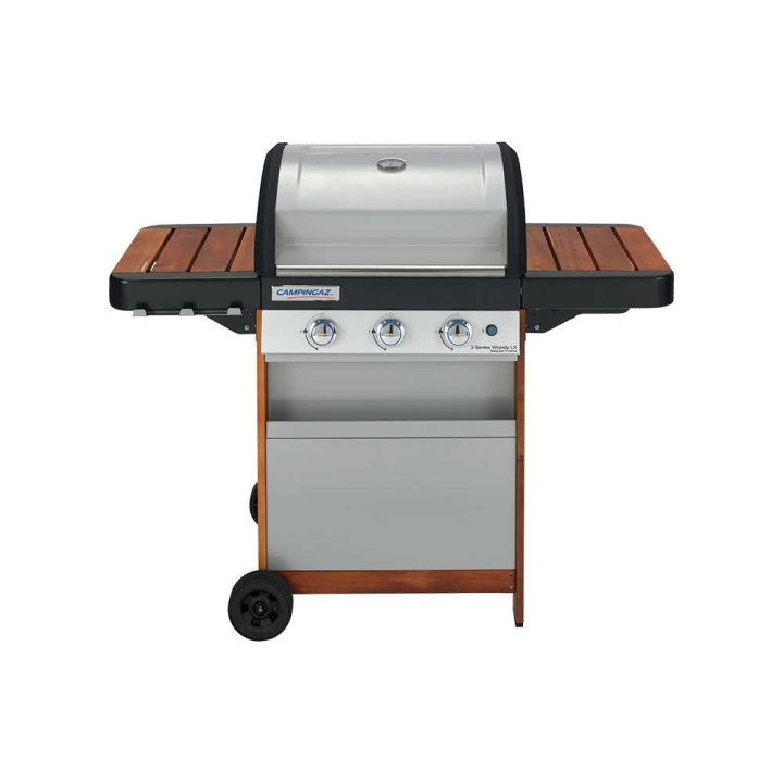 Campingaz 3 Series Woody LX -kaasugrilli, 9,6 kW, emaloitu valurauta