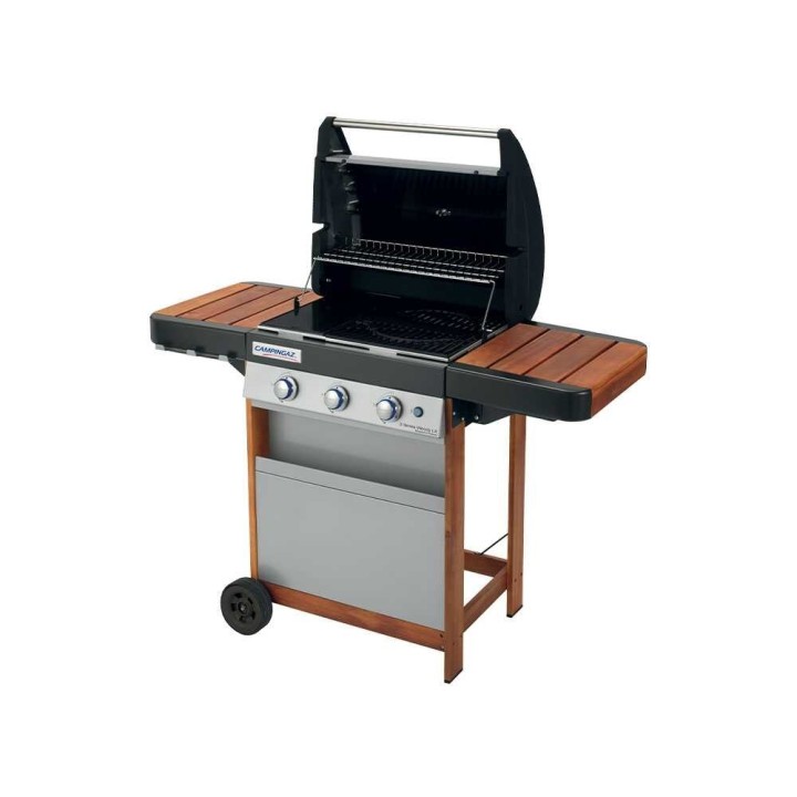 Campingaz 3 Series Woody LX -kaasugrilli, 9,6 kW, emaloitu valurauta