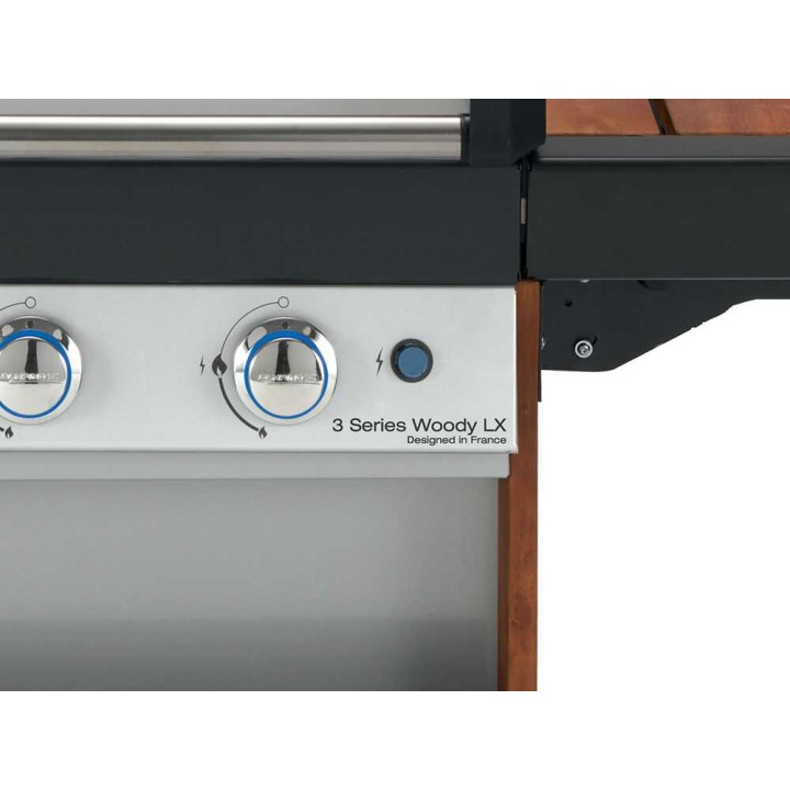 Campingaz 3 Series Woody LX -kaasugrilli, 9,6 kW, emaloitu valurauta