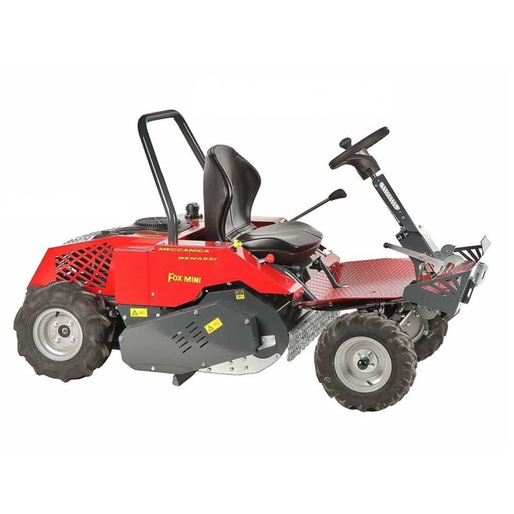 Meccanica Benassi Fox Mini traktorimurskain, Loncin 452 cm³, hydrostaattinen, 85 cm