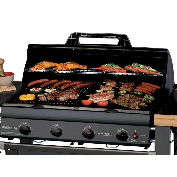 Campingaz Adelaide 4 Classic Extra LDX kaasugrilli, 21 kW, sivukeitin